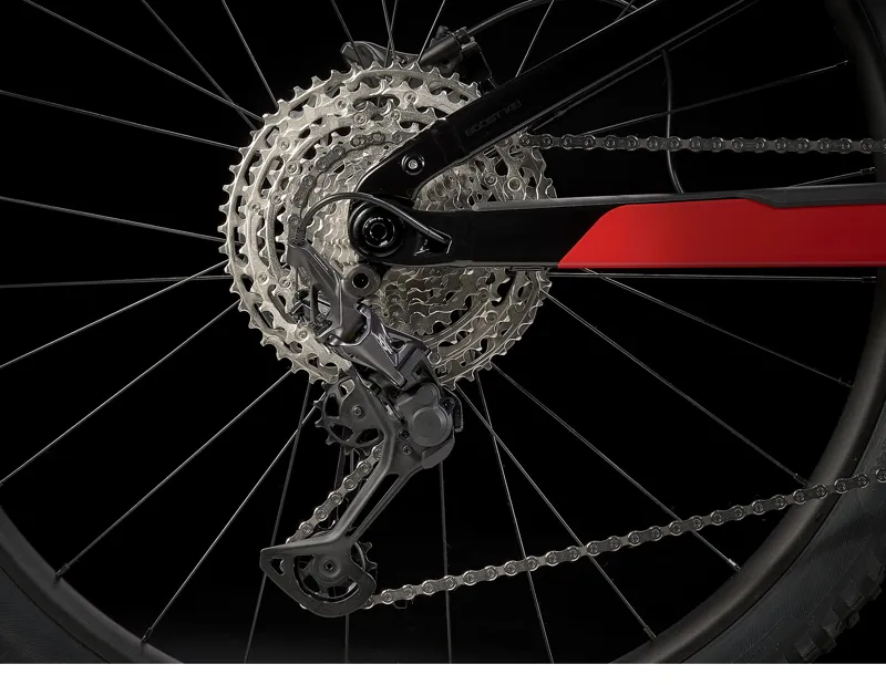 Trek Powerfly FS 7 Electric Mountain Bike Radioactive Red Size Medium-3